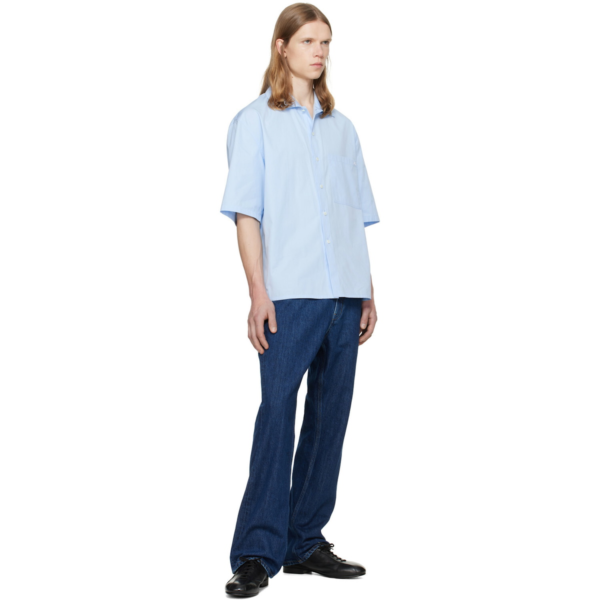 Jil Sander Blue Regular Denim Jeans