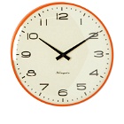 Newgate Clocks Radio City Harlem Dial Wall Clock in Orange