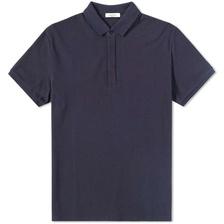 Photo: Valentino One Stud Polo Blue