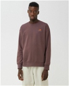 New Balance Essentials Uni Ssentials Crew Brown - Mens - Sweatshirts