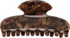 Sophie Buhai Brown Small Fan Shell Claw Clip