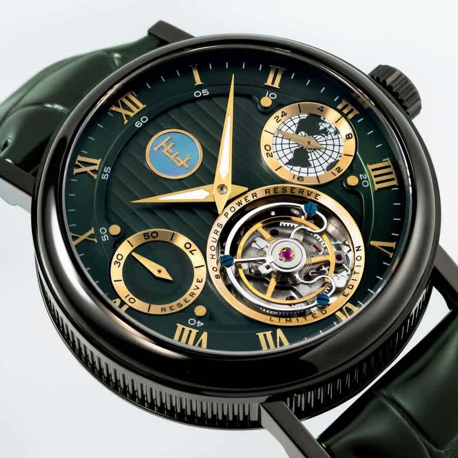Thomas Earnshaw Celestial Halley Green Dial Mens Watch ES-8262-0F