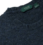 Incotex - Mélange Virgin Wool Sweater - Blue