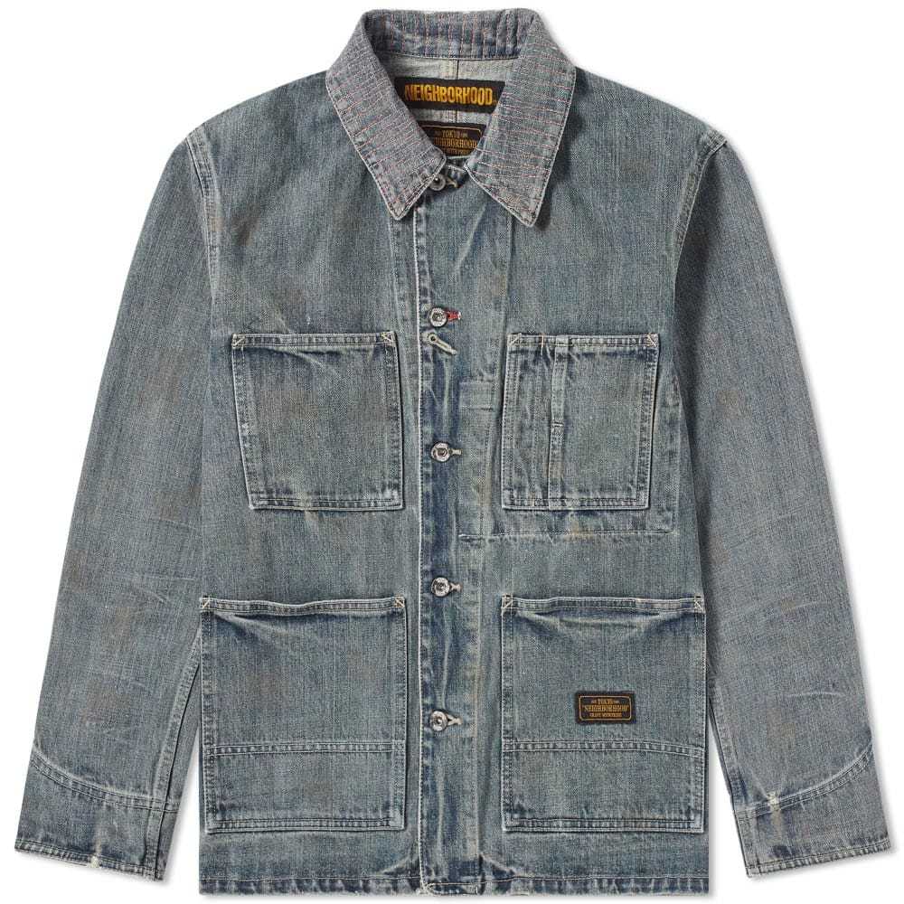 Neighborhood Savage Coverall Jacket Blue Neighborhood