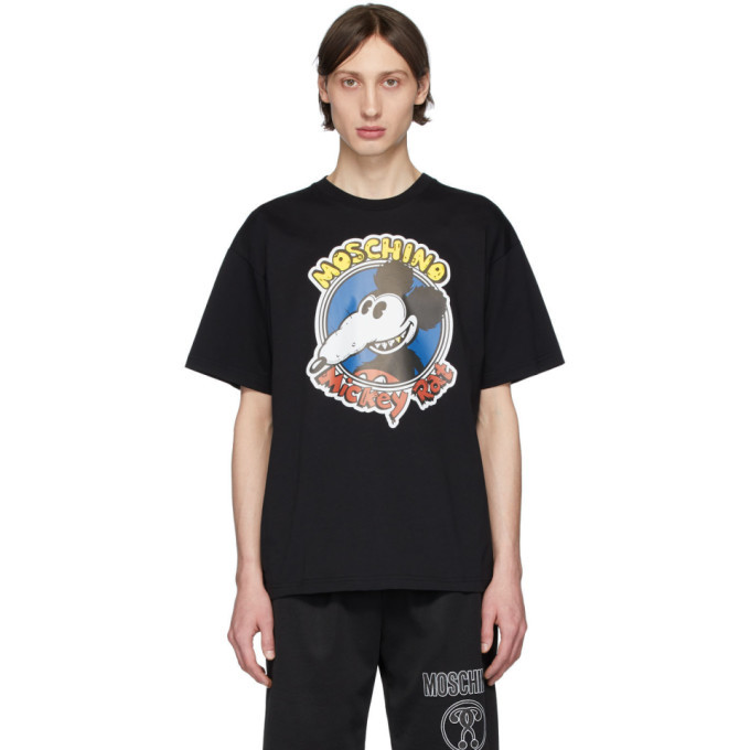 Photo: Moschino Black Chinese New Year Micket Rat T-Shirt