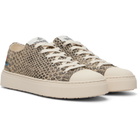Vivienne Westwood Beige Low Top Plimsoll Sneakers