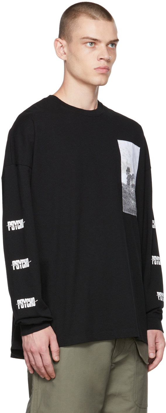 Undercover Black Graphic Long Sleeve T-Shirt