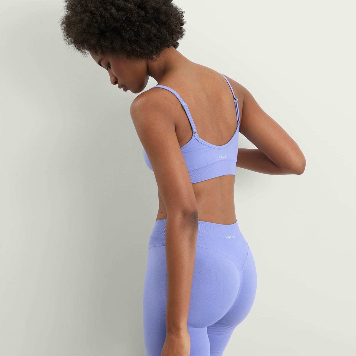 TALA Women's Sculpt Seamless Ruched Bra - Presented by END. in Aster Blue