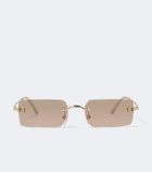 Cartier Eyewear Collection Signature C rectangular sunglasses