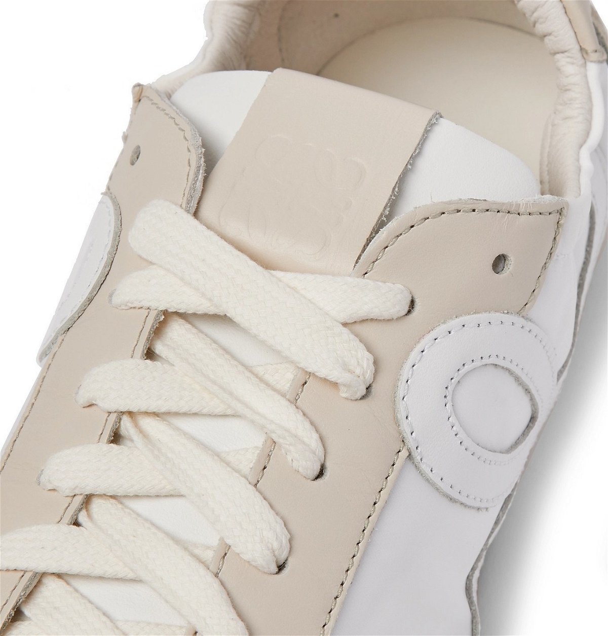 Loewe - Ballet Leather and Suede-Trimmed Nylon Sneakers - White Loewe