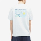 Maison Kitsuné Men's x Vilebrequin Comfort T-Shirt in Ice Blue
