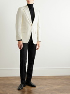 TOM FORD - Shelton Slim-Fit Silk-Faille Suit Jacket - Neutrals