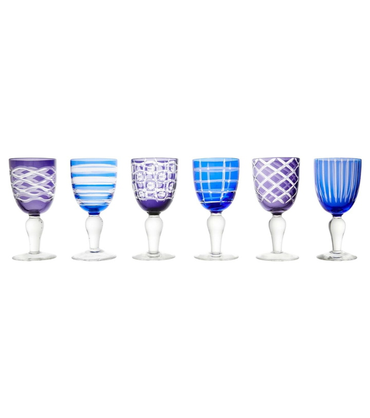 Photo: Polspotten Cobalt set of 6 wine glasses
