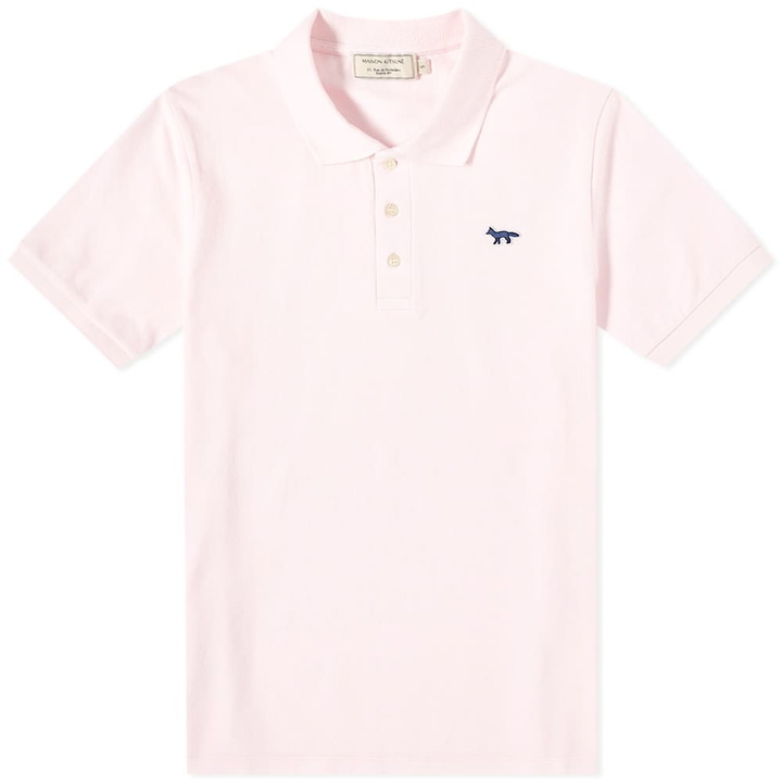 Photo: Maison Kitsuné Navy Fox Patch Classic Polo