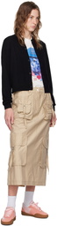 Acne Studios Beige Cargo Maxi Skirt