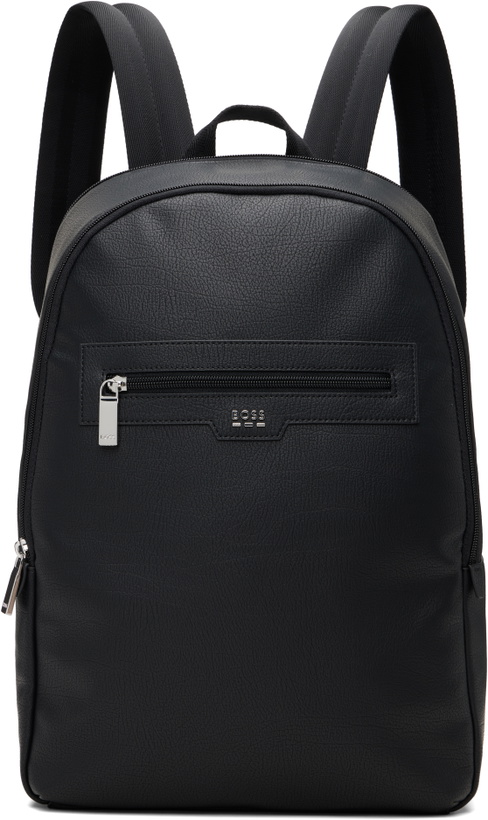 Photo: BOSS Black Logo Hardware Backpack
