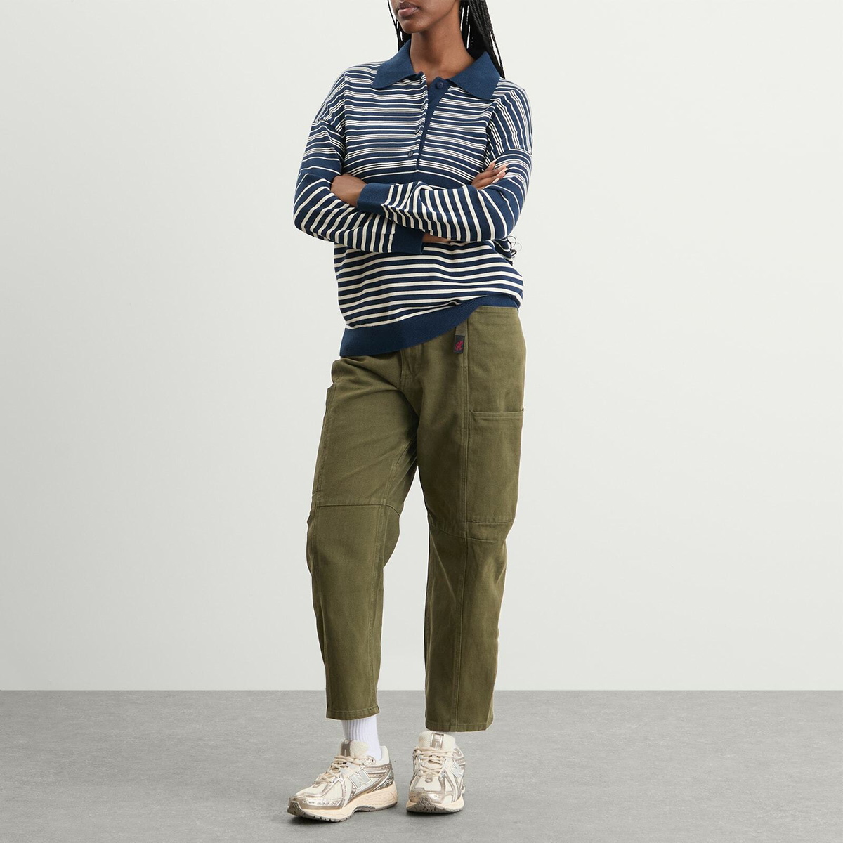 Gramicci Women's Voyager Twill Pant in Deep Olive