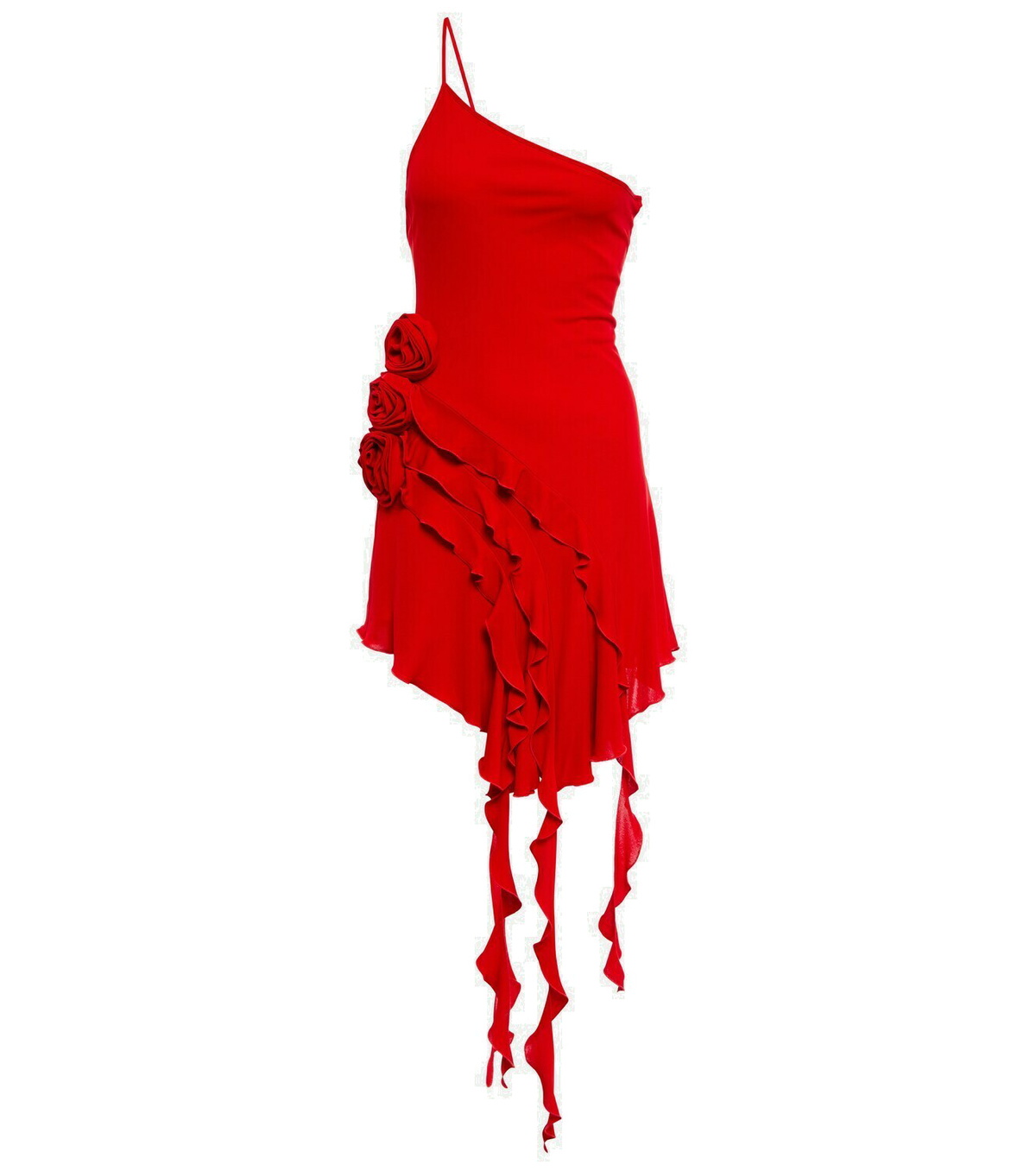 ワンピース BLUMARINE SABL? JERSEY ONE-SHOULDER MINIDRESS One-shoulder Dress With Drapes And Sash | Blumarine