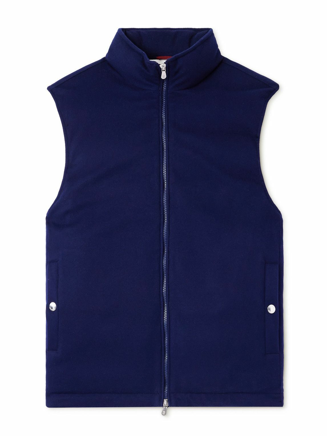 Brunello Cucinelli - Slim-Fit Quilted Nylon Down Gilet - Blue