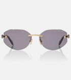 Bvlgari Serpenti Forever oval sunglasses