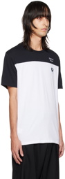 Raf Simons Black Fred Perry Edition Colorblocked T-Shirt