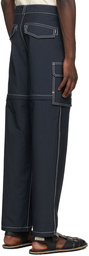 Jacquemus Navy 'Le Pantalon Pêche' Cargo Pants