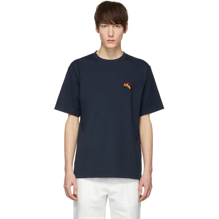 Photo: Childs Navy Embroidered Clean T-Shirt 
