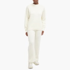 DONNI. Women's Sweater Rib Simple Pants in Creme