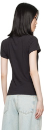 Re/Done Black Hanes Edition 1960s Slim T-shirt