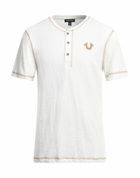 True Religion Mens T-shirt in Off white