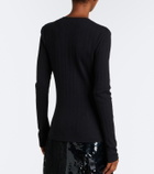 Simone Rocha Embellished pointelle cotton cardigan