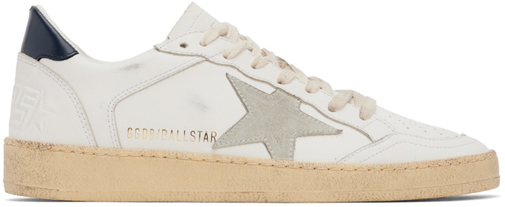 Photo: Golden Goose White Ball Star Sneakers