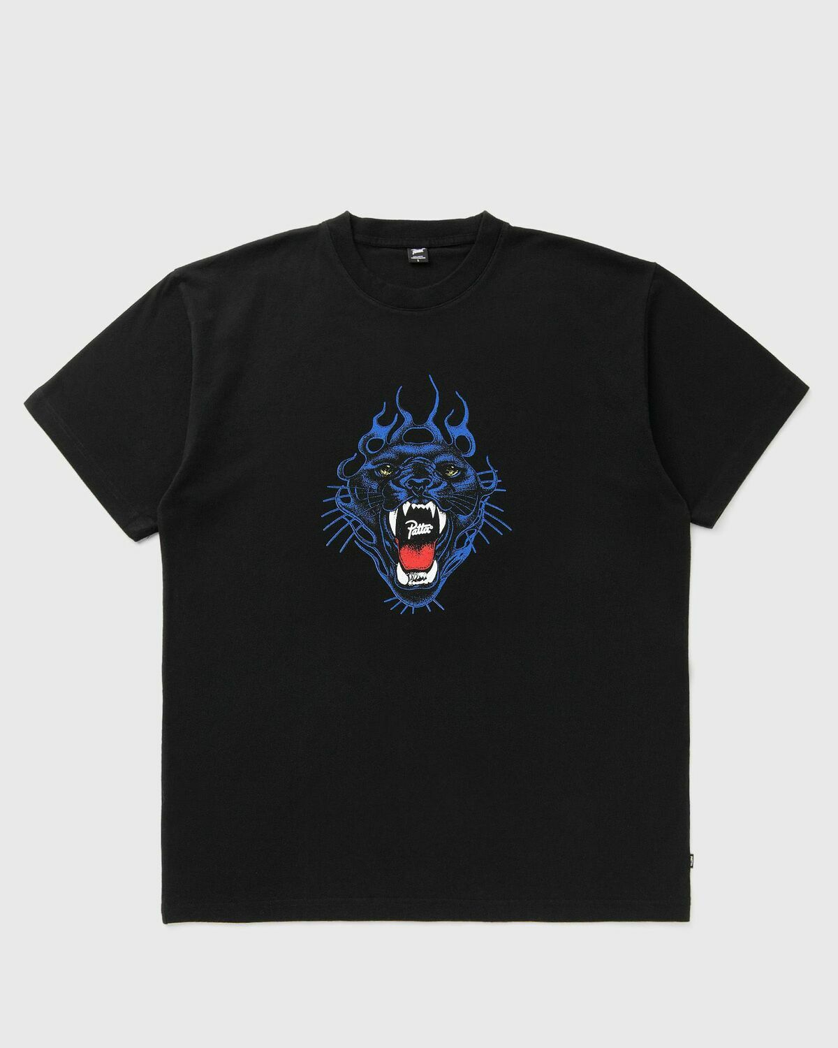 PATTA Fire Panther Tee Black Mens Shortsleefe