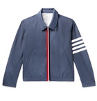 Thom Browne - Slim-Fit Striped Shell Blouson Jacket - Navy