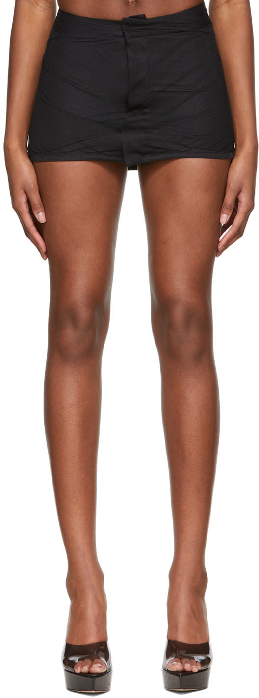 Sia Arnika SSENSE Exclusive Black Mini Skirt