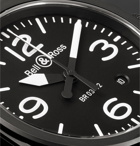 Bell & Ross - BR 03-92 42mm Ceramic and Rubber Watch, Ref. No. BR0392‐BL‐CE - Black