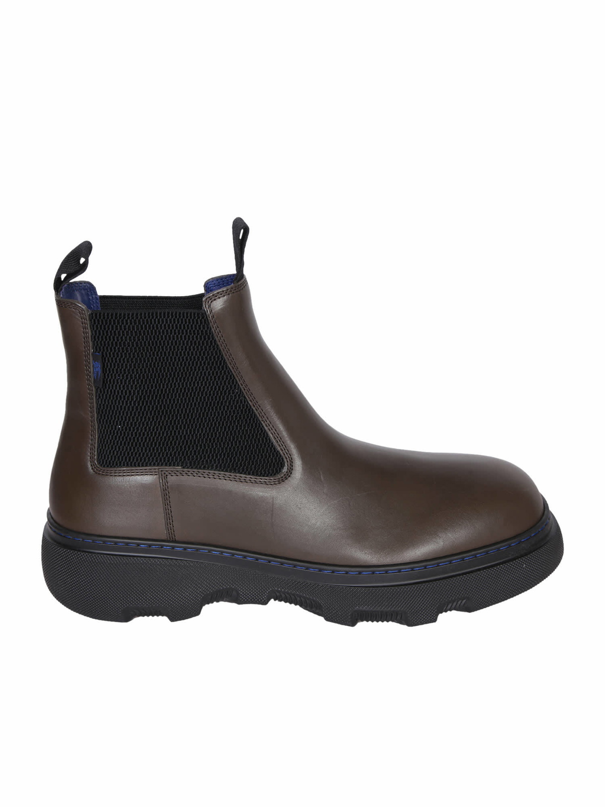 Burberry Leather Saddle Low Boots Burberry