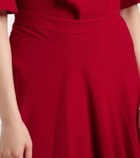 Roksanda Asha crêpe maxi skirt