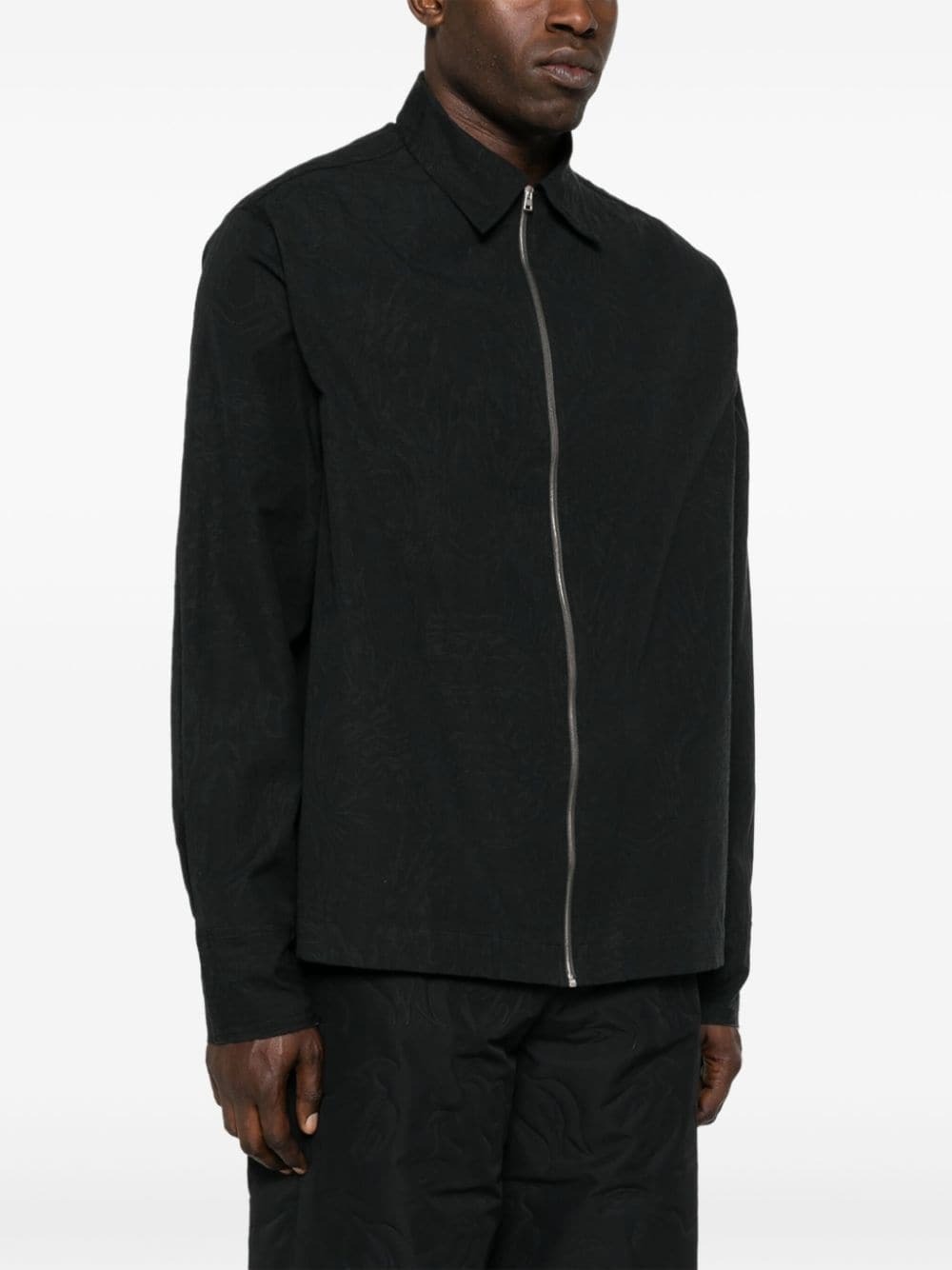 AIREI - Jacquard Zip Shirt Woven