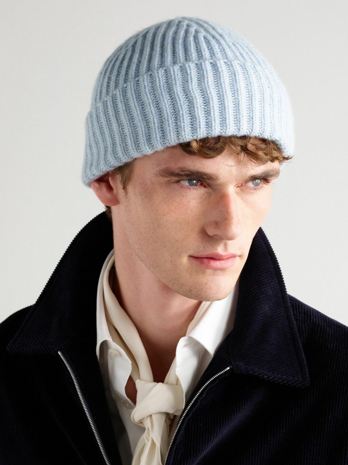 UMIT BENAN - Murray Ribbed Cashmere Beanie
