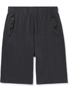 Acne Studios - Straight-Leg Organic Cotton-Jersey Shorts - Black