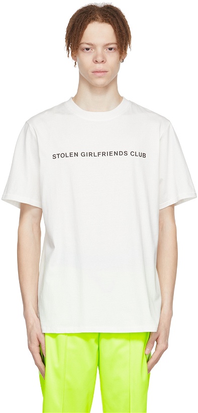 Photo: Stolen Girlfriends Club White Organic Cotton T-Shirt
