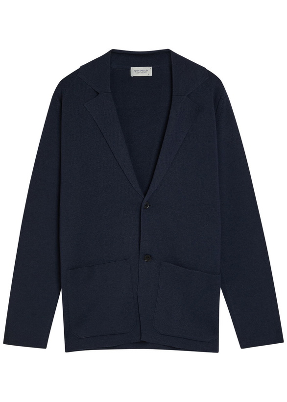 Photo: John Smedley Narah Merino Wool Cardigan Navy
