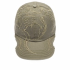 ROA Men's Ryli Embroidered 6 Panel Cap in Sage Green 