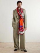 Dries Van Noten - Floral-Print Satin Scarf