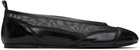 Paloma Wool Black Pili Mesh Ballerina Flats
