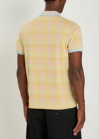 Vivienne Westwood Logo-embroidered Herringbone Cotton Polo Shirt Yellow