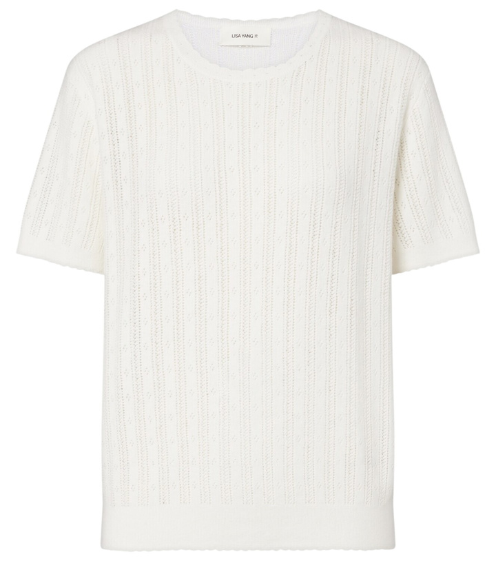 Photo: Lisa Yang Suyin pointelle cotton and cashmere sweater