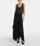 Wardrobe.NYC Polka-dot silk tank top