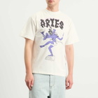 Aries Men's Faded The Destroyer T-Shirt in Off White